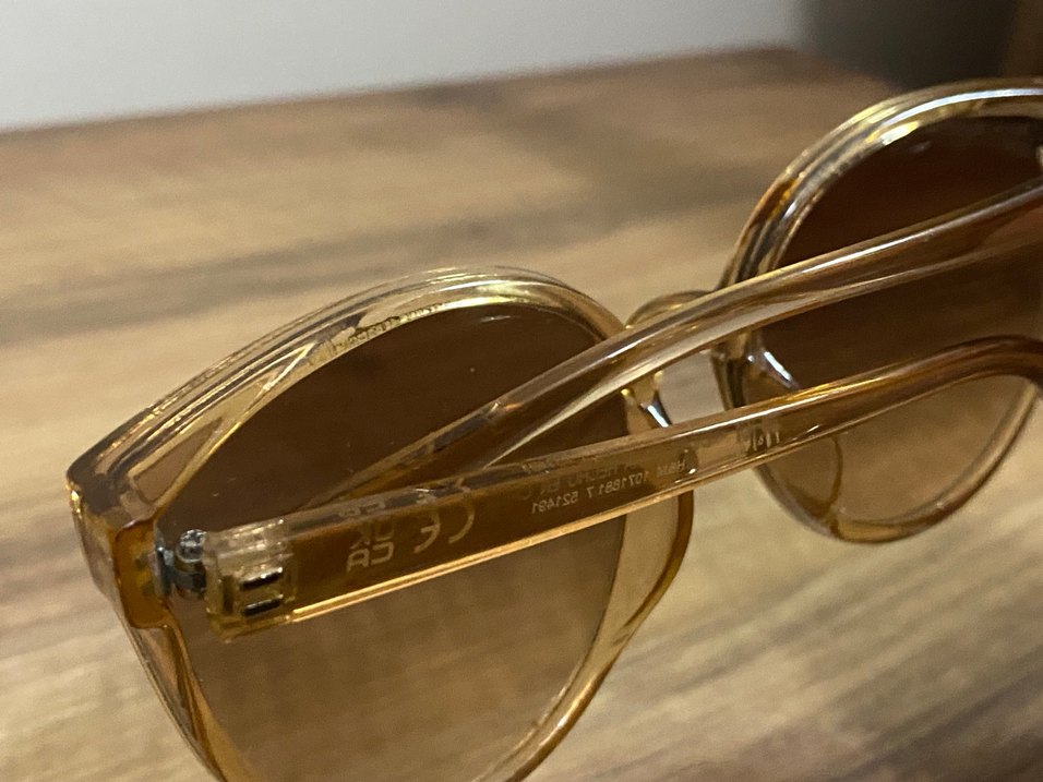 H&M Şeffaf Bej Kadın Güneş Gözlüğü - Görsel 3