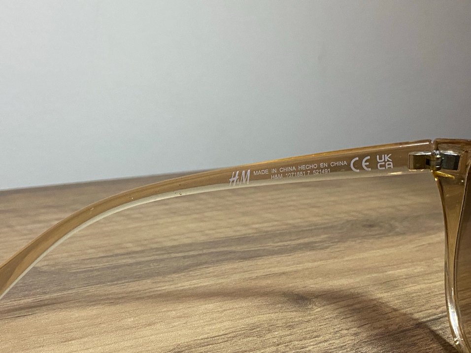H&M Şeffaf Bej Kadın Güneş Gözlüğü - Görsel 5
