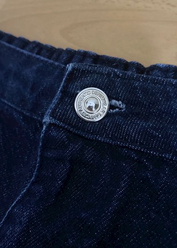 DEFACTO Lacivert Kadın Denim Bol Kesim Pantolon - Görsel 3