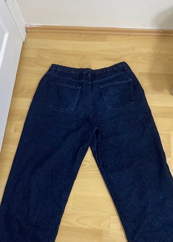 DEFACTO Lacivert Kadın Denim Bol Kesim Pantolon - Görsel 6