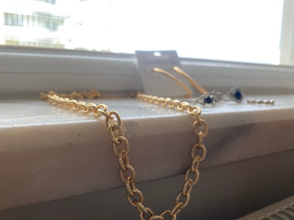 Parıltılı Altın Zincirli Bohem Kadın Takı Seti - Görsel 4