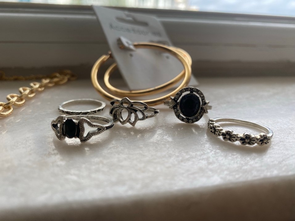 Parıltılı Altın Zincirli Bohem Kadın Takı Seti - Görsel 2