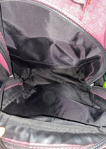 Fermuarlı Mor Kadın Sırt Çantası - Görsel 7