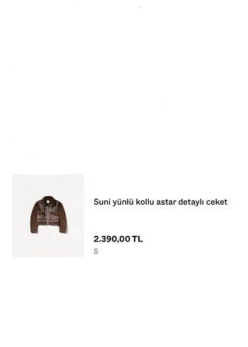 Bershka BERSHKA SUNİ YÜNLÜ DERİ CEKET