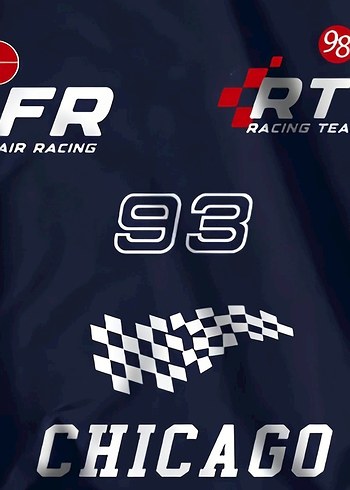 2025 yeni erkek tişört Chicago 93 - Görsel 3