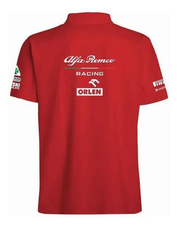Chomba Estampada F1 Alfa Romeo Raikkonen Giovinazzi - Görsel 2