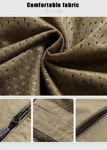Taktik Kolsuz Kargo Yelek Fotoğrafçı Balıkçı Avcı - Görsel 4
