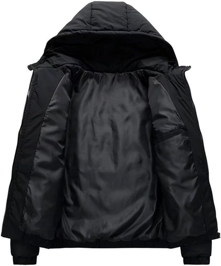 Erkek Kapüşonlu Şişme Mont - Görsel 2