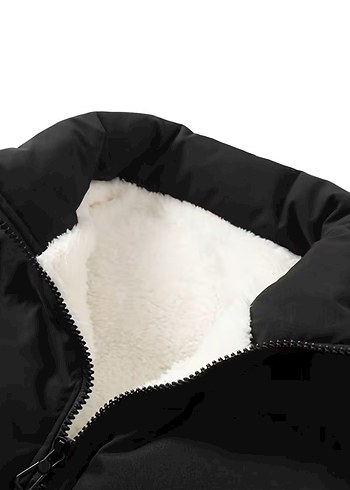 Erkek İçi Kürklü Dik Yaka Şişme Mont - Görsel 8