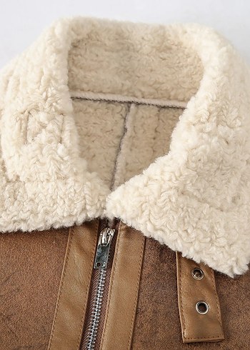 Erkek İçi Kürklü Bomber Ceket (YURTDIŞI ÜRÜN) - Görsel 3