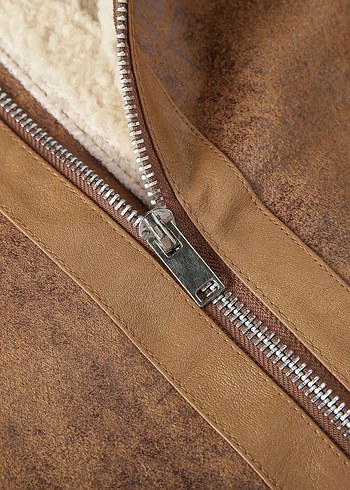 Erkek İçi Kürklü Bomber Ceket (YURTDIŞI ÜRÜN) - Görsel 4