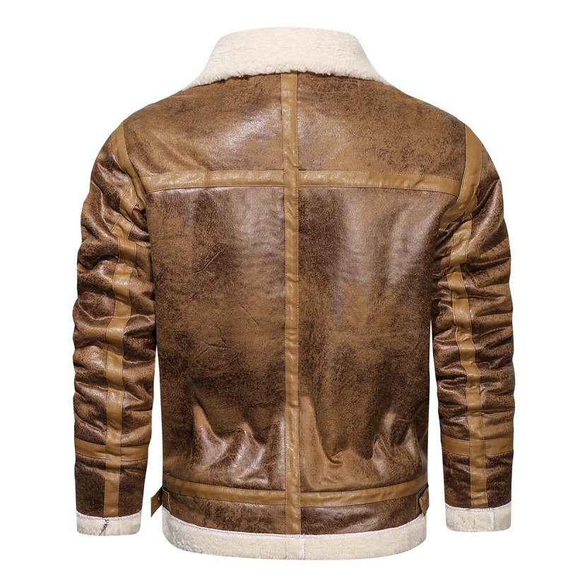 Erkek İçi Kürklü Bomber Ceket (YURTDIŞI ÜRÜN) - Görsel 2