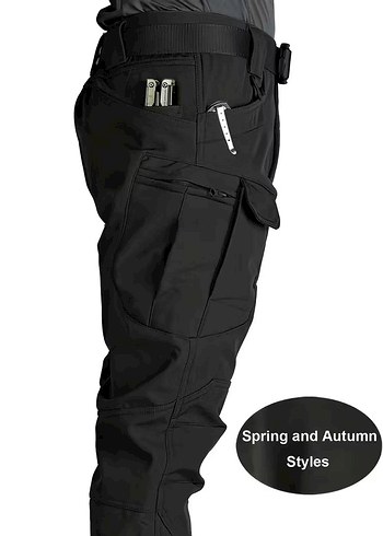 E118 Taktical Cargo Pantolon İthal Likralı Outdoor Motorcu - Görsel 4