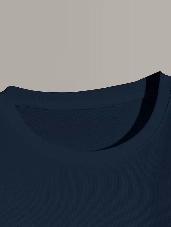 E107 Erkek Los Angeles Baskılı Kısa Kollu Tişört Laci - Görsel 3