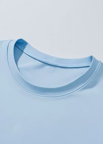 E103 Erkek Kısakol Tişört Turkuaz - Görsel 3