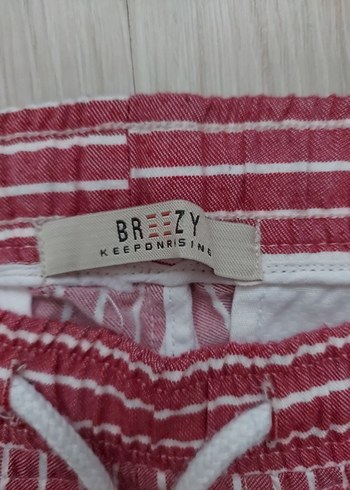 Diğer Kırmızı Beyaz Çizgili Erkek Pantolonu