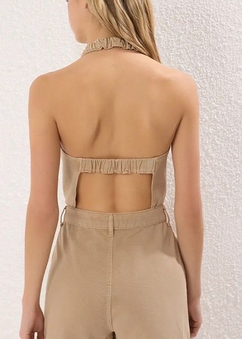 Mini şort tulum - Görsel 3