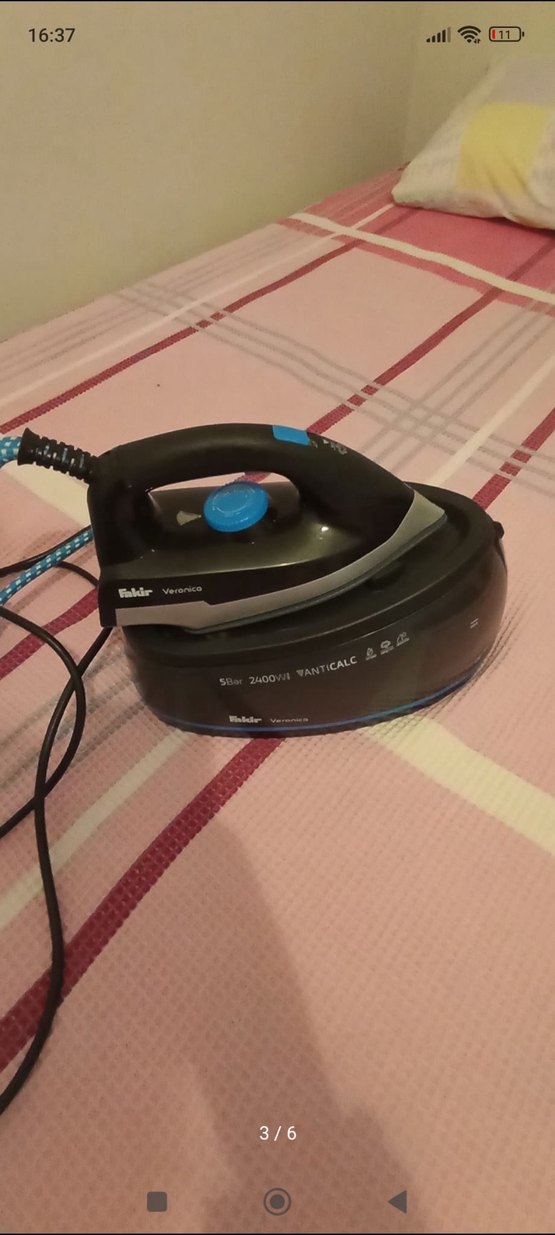 Fakir Veronica Mavi Buharlı Ütü 2400W - Görsel 3