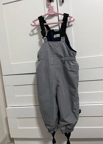 Gri  kız çocuk tulum - Görsel 2