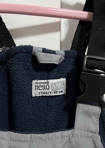 Gri  kız çocuk tulum - Görsel 3