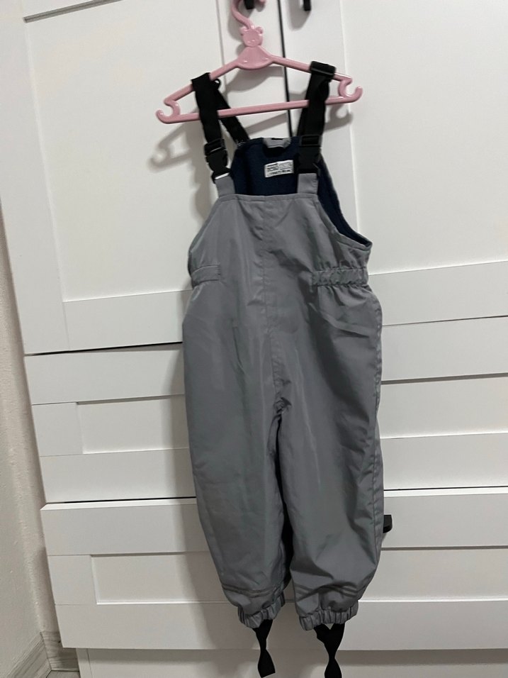 Gri  kız çocuk tulum - Görsel 2