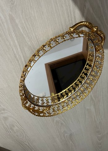 Parlak Altın Renkli tepsi - Görsel 2