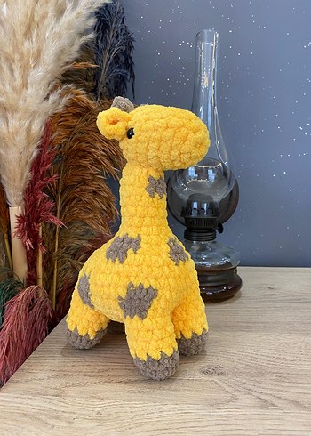 Renkli Sarı Zürafa Peluş Oyuncak