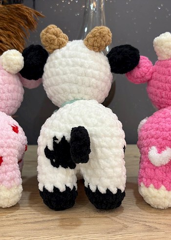 Diğer Renkli Peluş İnek Oyuncakları