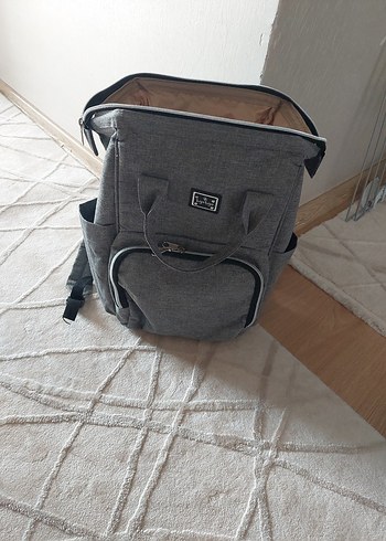 Gri Desensiz Bebek Çantası - Görsel 4