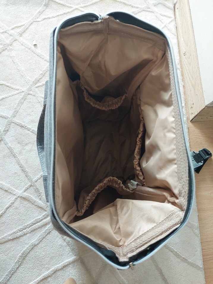 Gri Desensiz Bebek Çantası - Görsel 3