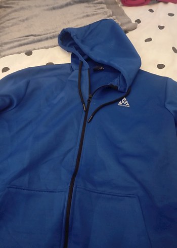 Kadın Mavi Fermuarlı lacivert ceket - Görsel 3