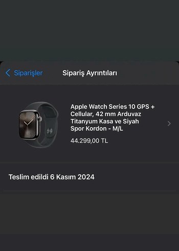 Apple Watch Series 10 GPS+Cellular 42mm Arduvaz