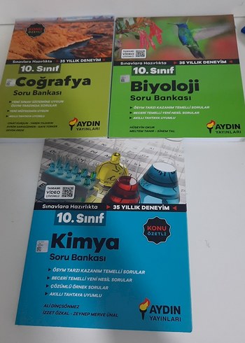 10. Sınıf Aydın Yayınları Soru Bankası Seti