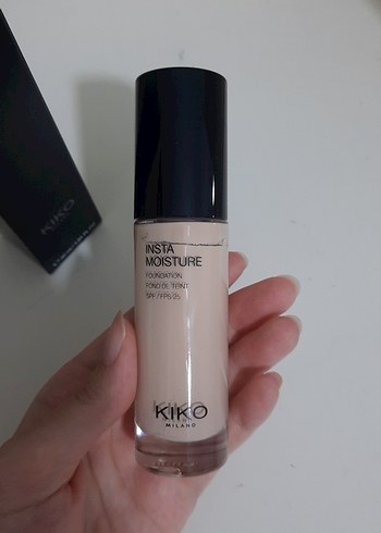 Beden Renk KIKO Insta Moisture Fondöten 1R Bej