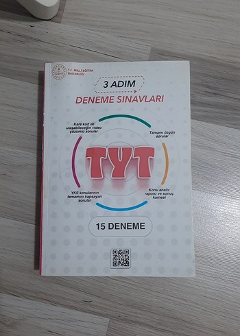 3 Adım TYT Deneme Sınavları 15 Deneme