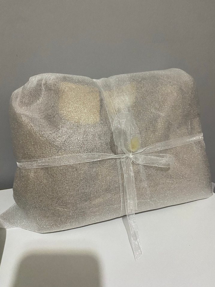 Bej Uzun Kol Etkili Minimalist Nişan Elbisesi - Görsel 5