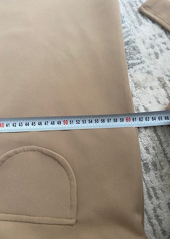 Bej Kadın Midi Trençkot - Görsel 6