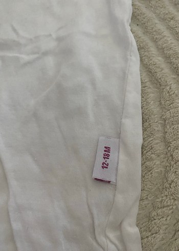 Beyaz Pamuklu Bebek Erkek Kısa Kollu Takım - Görsel 2