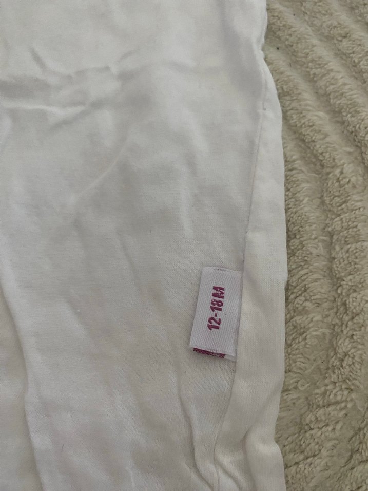 Beyaz Pamuklu Bebek Erkek Kısa Kollu Takım - Görsel 2