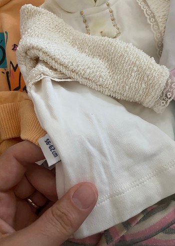 Bebek Kız Pastel Renkli Uzun Kollu Örme Takım - Görsel 3