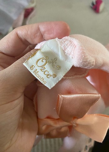 Pembe Payetli ve Nakışlı Bebek Kız Takımı - Görsel 2