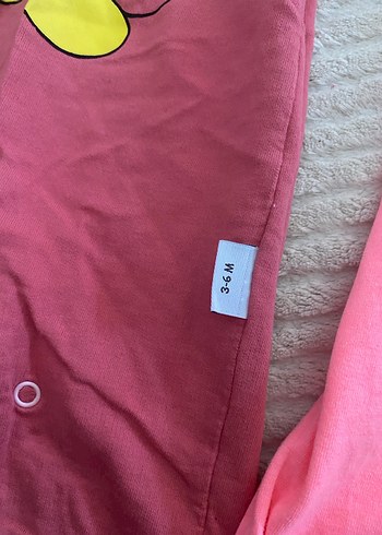 Renkli Baskılı Düğmeli Bebek Kız Tulumları - Görsel 3