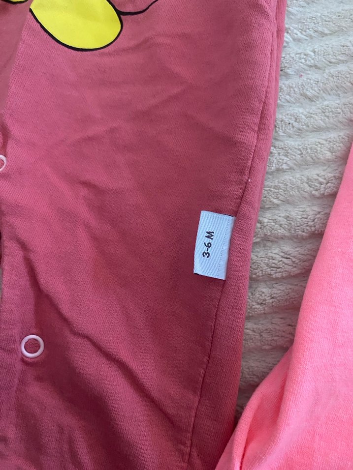 Renkli Baskılı Düğmeli Bebek Kız Tulumları - Görsel 3