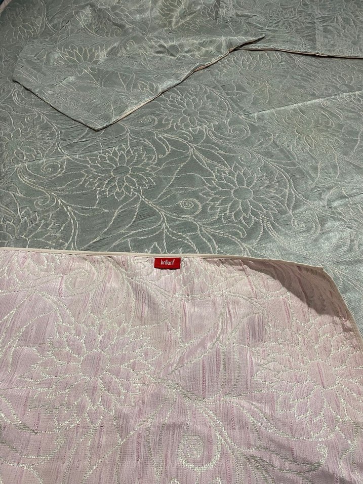 Gri Nakışlı Yatak Örtüsü - Görsel 3