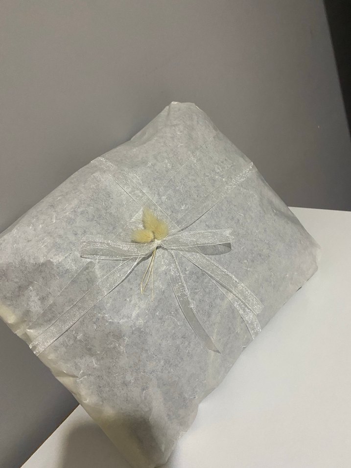 Uzun Drapeli Mavi Abiye Elbise - Görsel 5