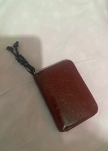 pull and bear Bordo  Deri Kadın Cüzdanı - Görsel 4