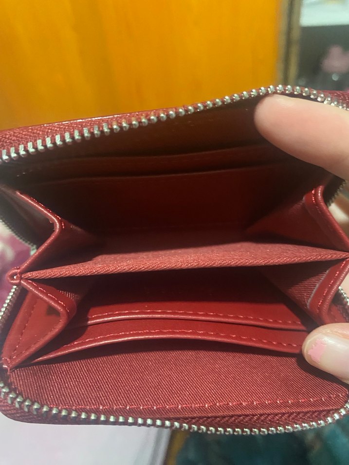 pull and bear Bordo  Deri Kadın Cüzdanı - Görsel 5