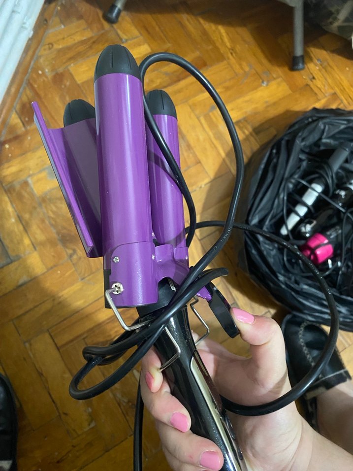 Mor Üçlü Saç Dalgalandırıcı - Görsel 2