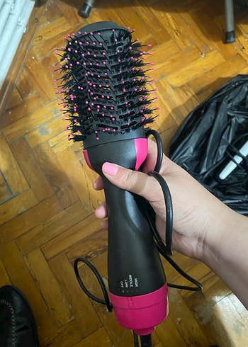 Pembe Saç Şekillendirici Fırça - Görsel 3