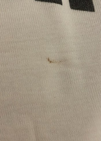 Baskılı Beyaz Kadın Crop - Kısa Kollu, Pamuk - Görsel 4